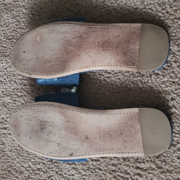 Miu Miu - Denim Crystal Sandals - Picture 4 of 6